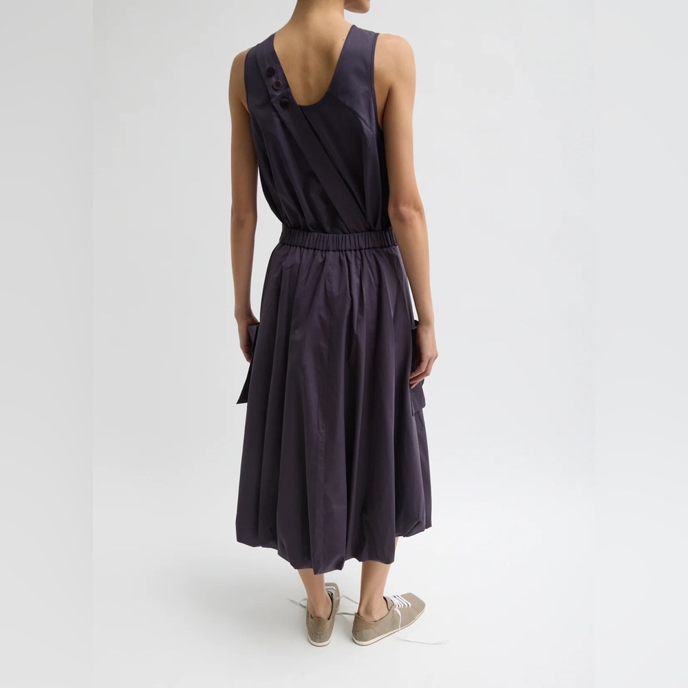 Tibi Deep Purple Full A-Line Skirt - Picture 2 of 11